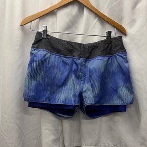 MPG Athletic Shorts in Blue and Gray